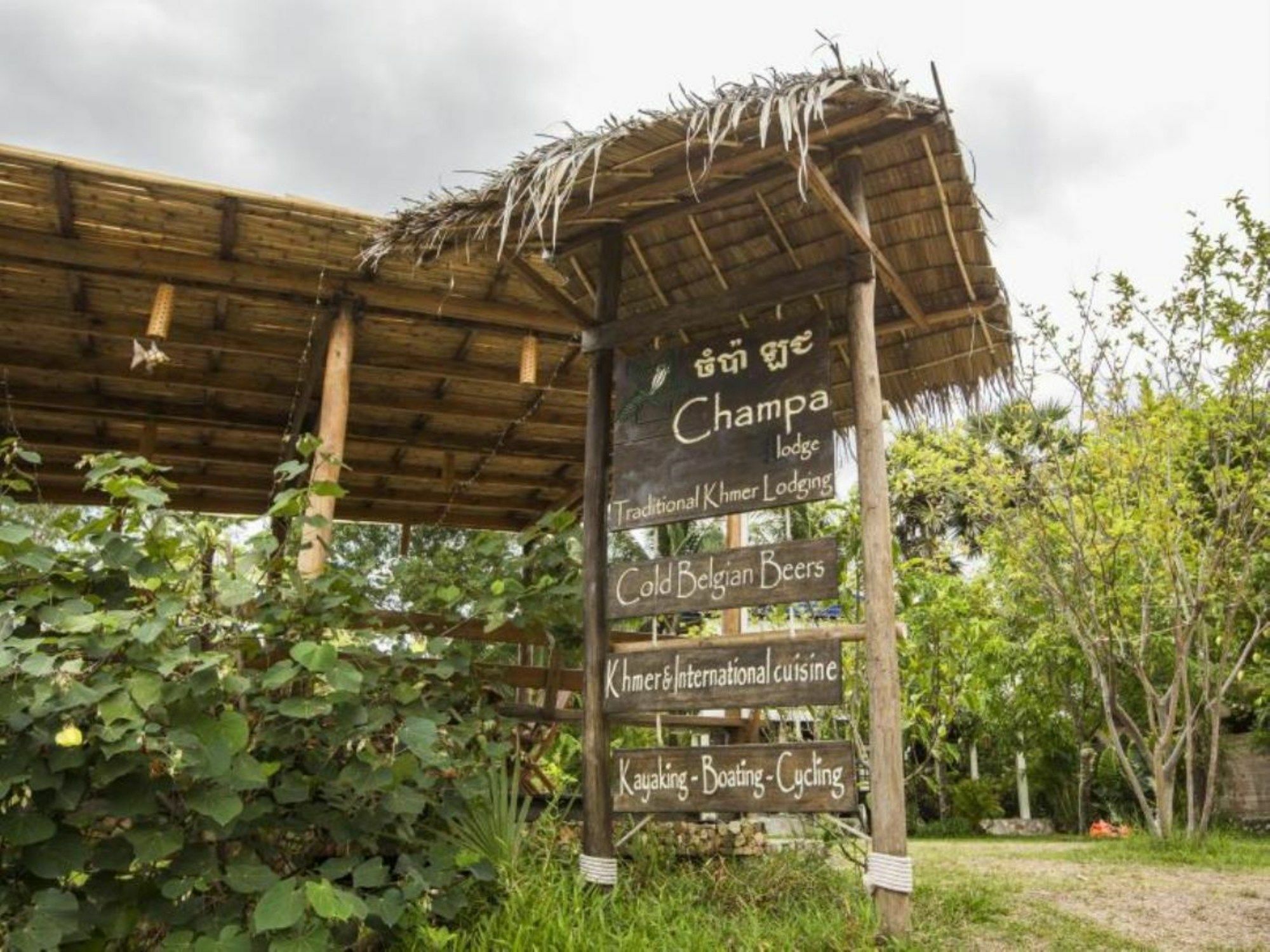 Champa Lodge Kampot Buitenkant foto